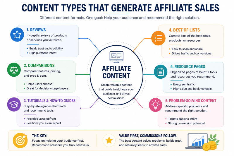 Content Types That Generate Affiliate Sales